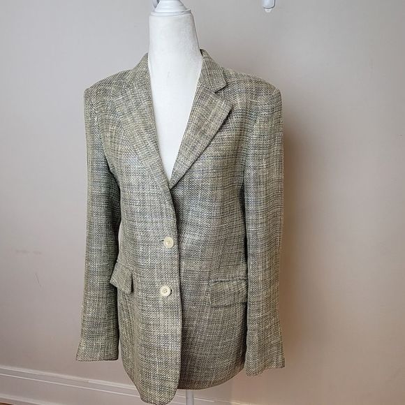 Vintiage Mark ShaleTweed Blazer Size 8 Material: Cotton, Silk, and linen - Picture 7 of 11